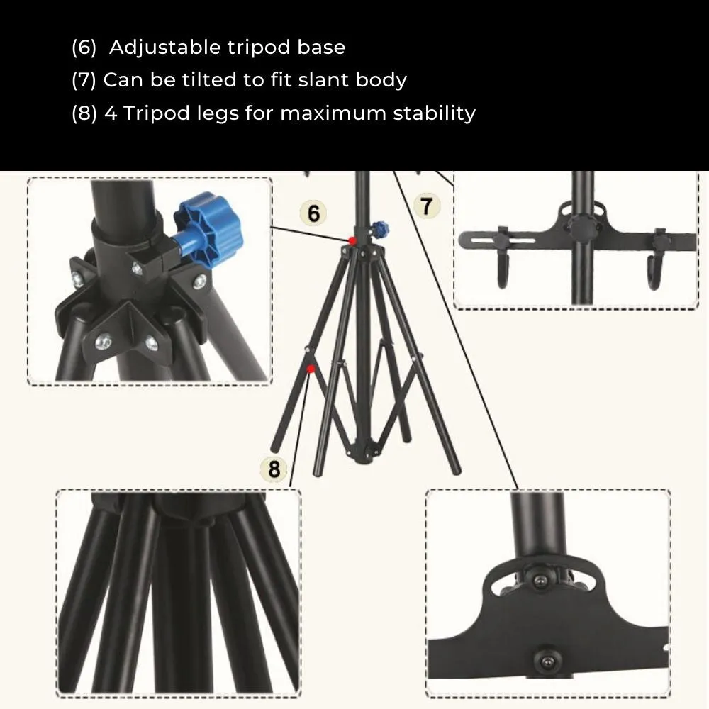 Homlly Freestanding Dual  Bicycles Bike Stand Rack