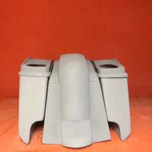 Honda VTX 1300 / 1800 5" Extended Stretched Saddlebags   Rear Fender Dual Cut Outs   Dual 6 X 9 Speaker Lids