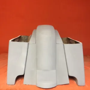 Honda VTX 1300 / 1800 6" Extended Stretched Saddlebags   Rear Fender Dual Cut Out