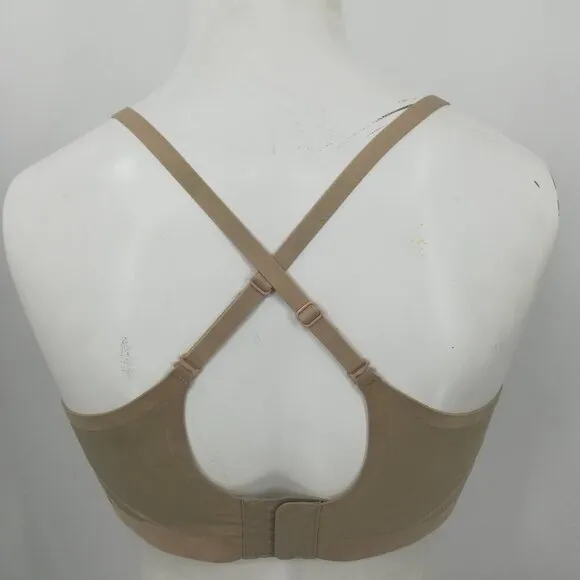 Honeylove Silhouette Beige Tan Wireless Stretch Multiway Bra Size M Velvet Lift