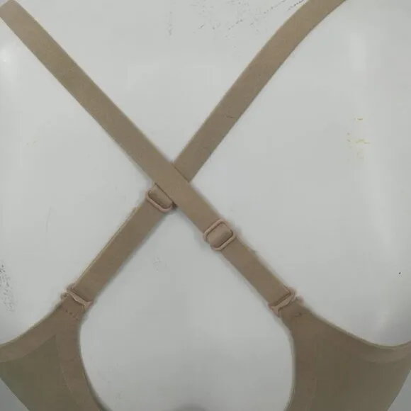 Honeylove Silhouette Beige Tan Wireless Stretch Multiway Bra Size M Velvet Lift