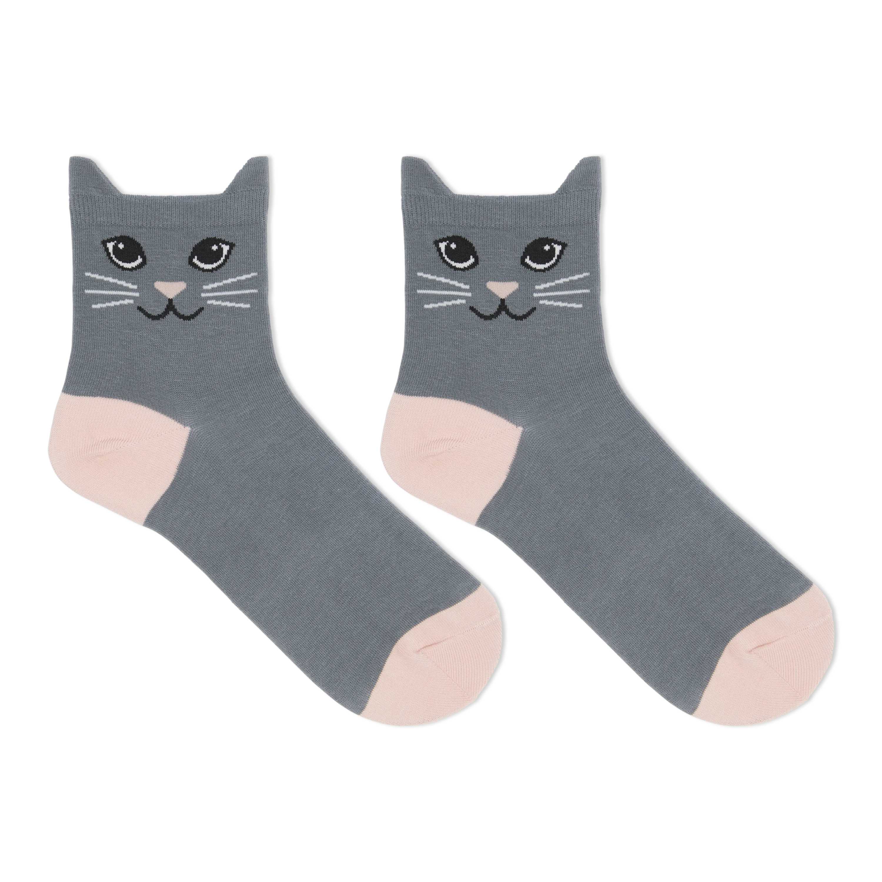 HOTSOX Women's Cat Ears Anklet Socks