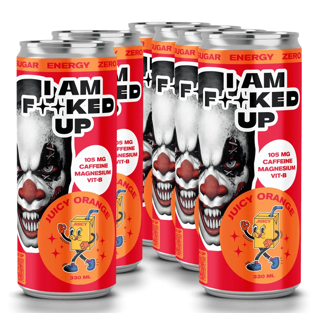 I Am Fucked Up Juicy Orange - 24x330ml.