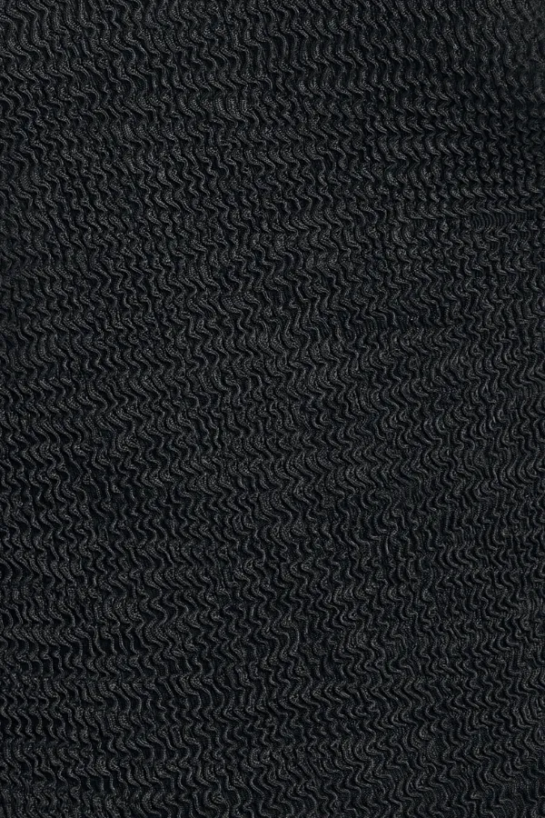Ibiza Waves Bandeau Bikini Top - Black