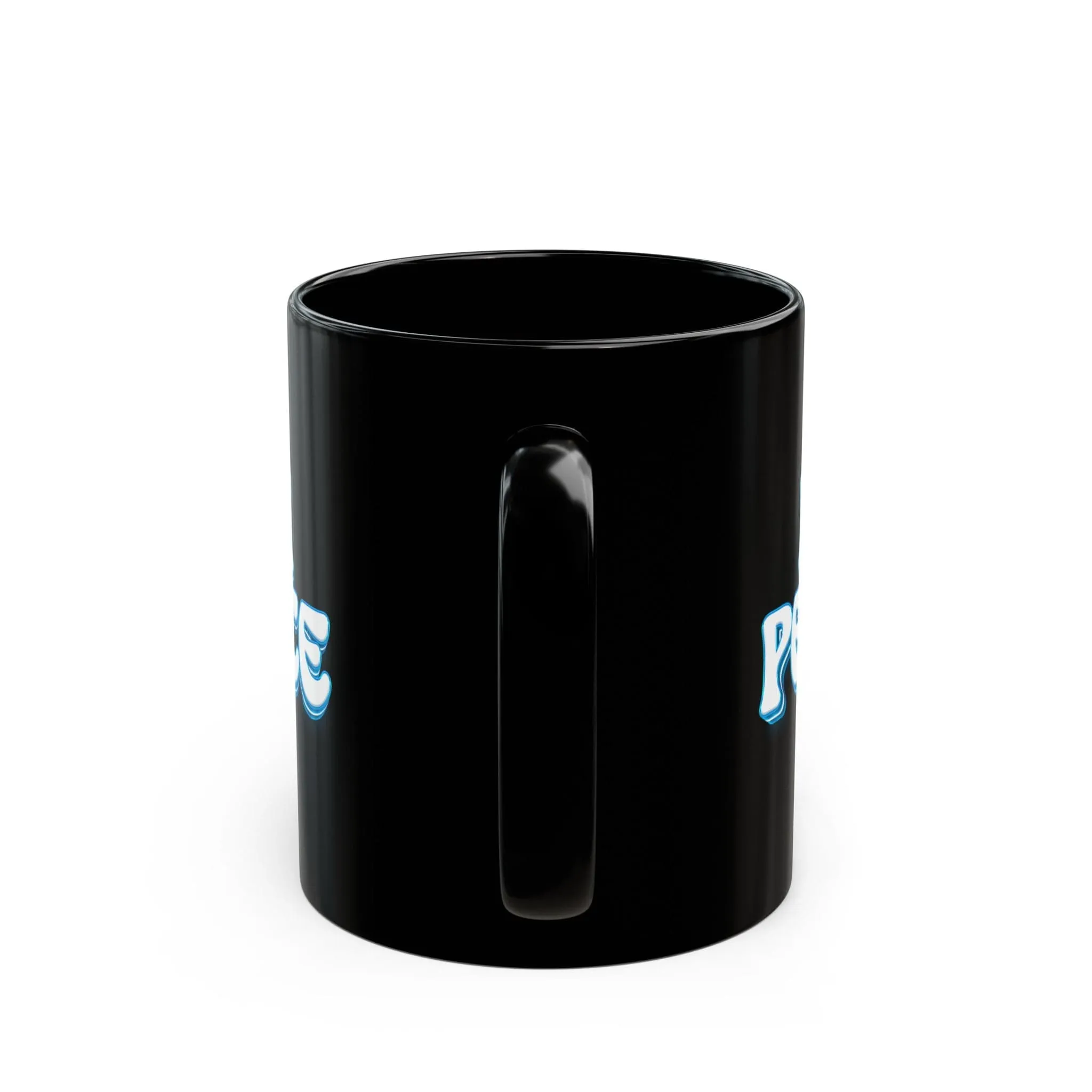 I'm Peace Black Coffee Mug