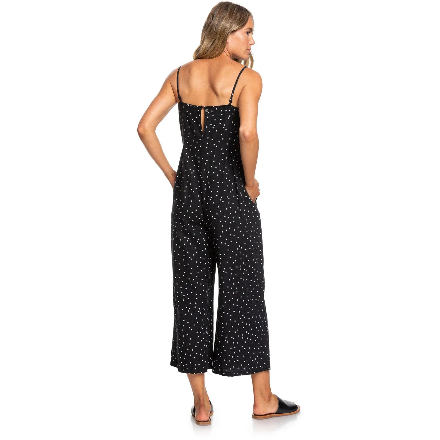 In A Sunrise Snow Wide Leg Jumpsuit