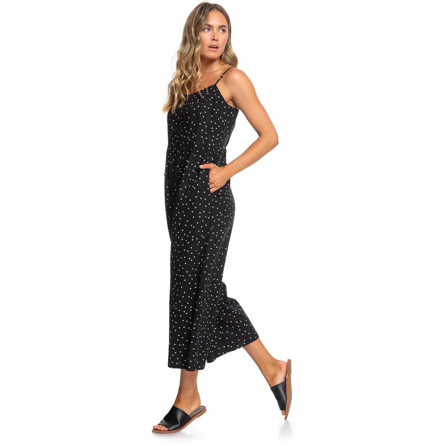 In A Sunrise Snow Wide Leg Jumpsuit