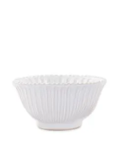 Incanto Stone White Stripe Sm Serving Bowl