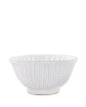 Incanto Stone White Stripe Sm Serving Bowl