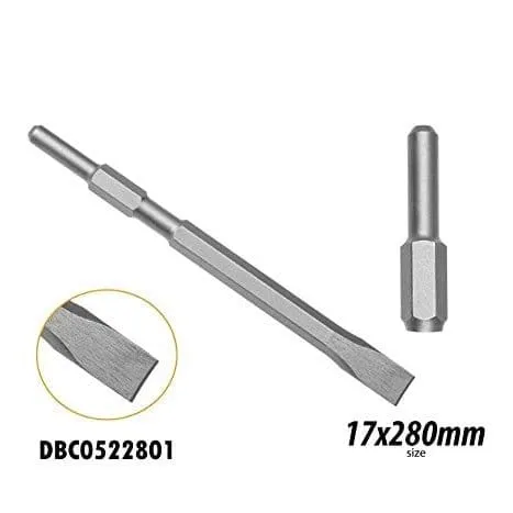Ingco Hex Chisel 17mm x 280mm – Pointed & Flat - DBC05-Series