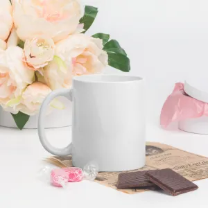 inspire Happy Easter White glossy mug