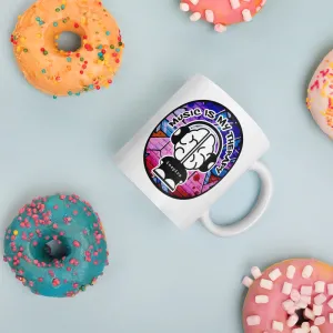inspire Music is My Therapy Coffee Mug