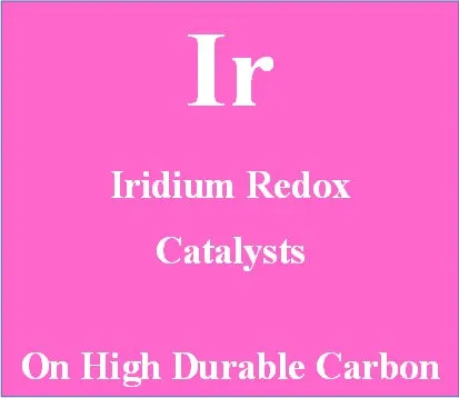 Iridium Redox Catalysts on High Durable carbon