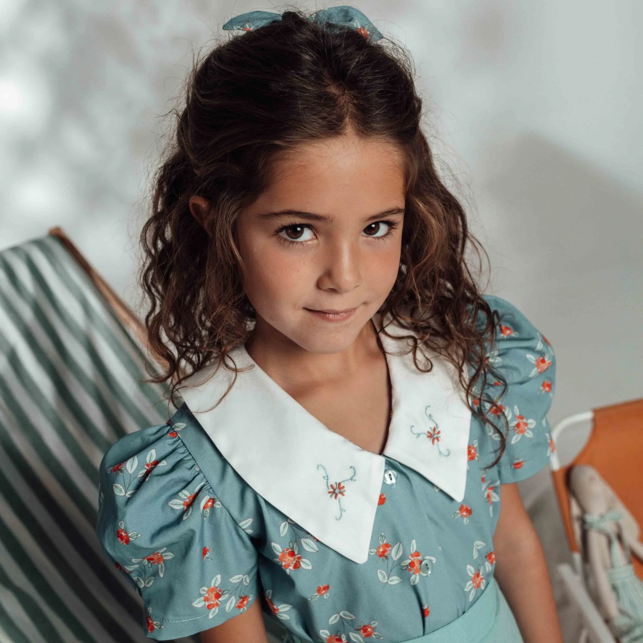 Jackie Shirt With Embroidered Collar by Birinit Petit