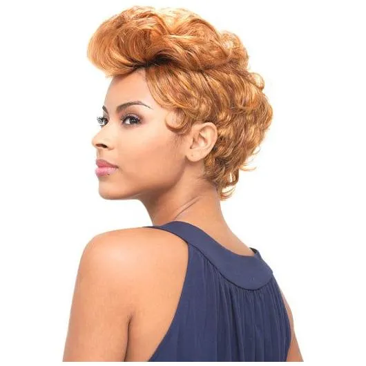 Janet Collection Shortcut Weft Wvg 28PCS 100% De vrais cheveux