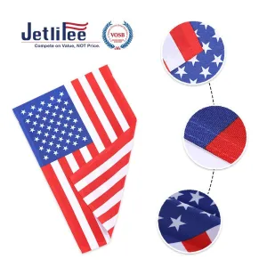 Jetlifee 18x12.5 IN American Garden Flag (Without Pole)