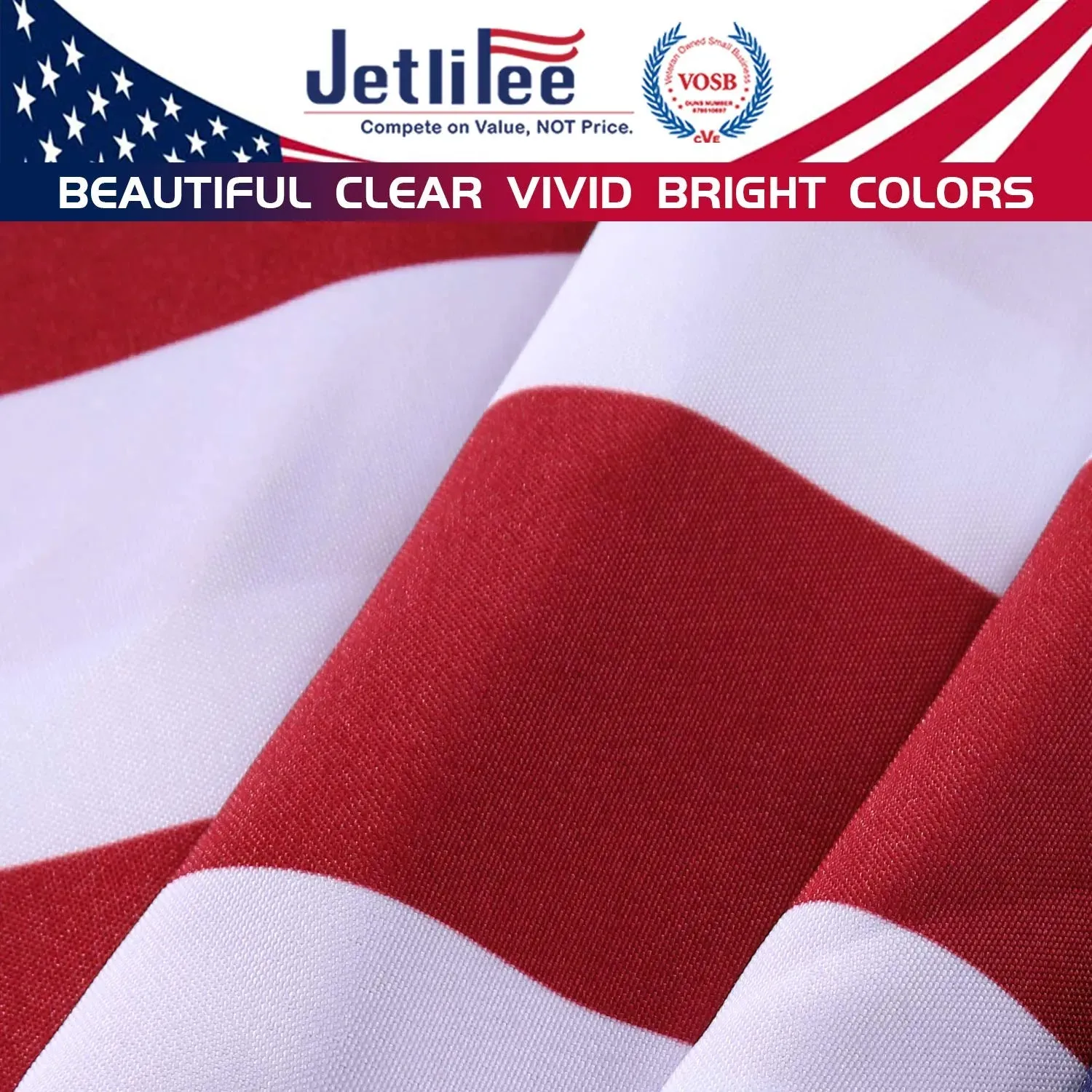 Jetlifee 3x5 FT 300D Polyester American Flag