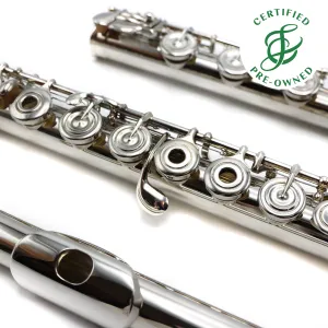 Jupiter Di Medici 1011 #300076 - Silver tubing, Inline G, B footjoint