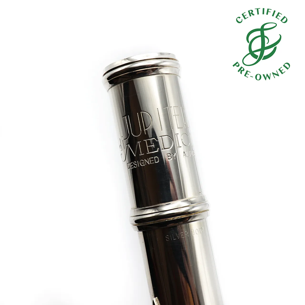 Jupiter Di Medici 1011 #300076 - Silver tubing, Inline G, B footjoint