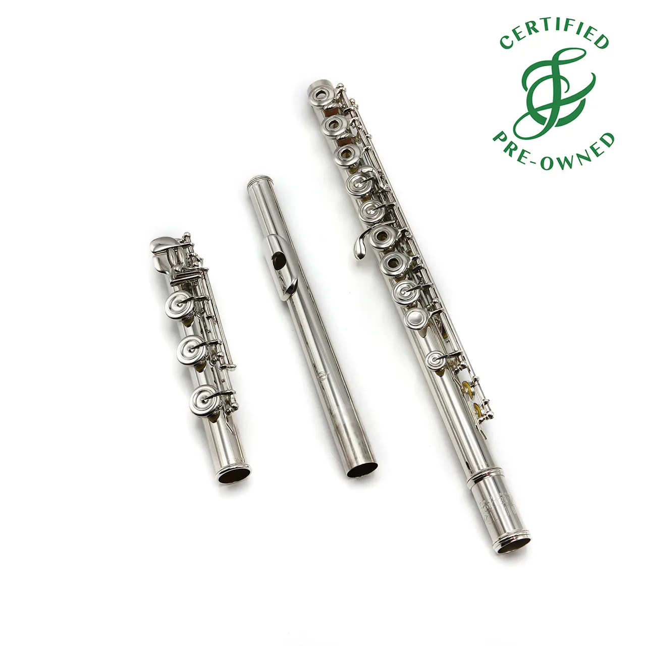 Jupiter Di Medici 1011 #300076 - Silver tubing, Inline G, B footjoint