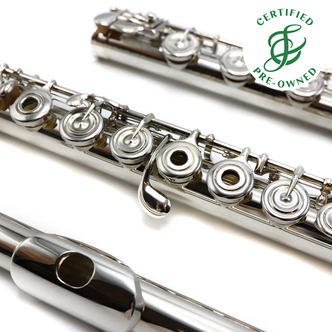 Jupiter Di Medici 1011 #300076 - Silver tubing, Inline G, B footjoint