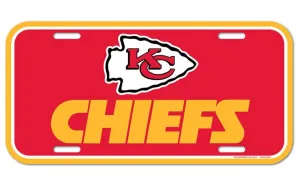 Kansas City Chiefs License Plate