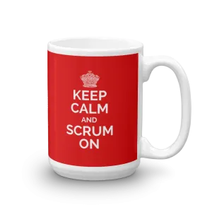 Keep Calm and Scrum On Mug