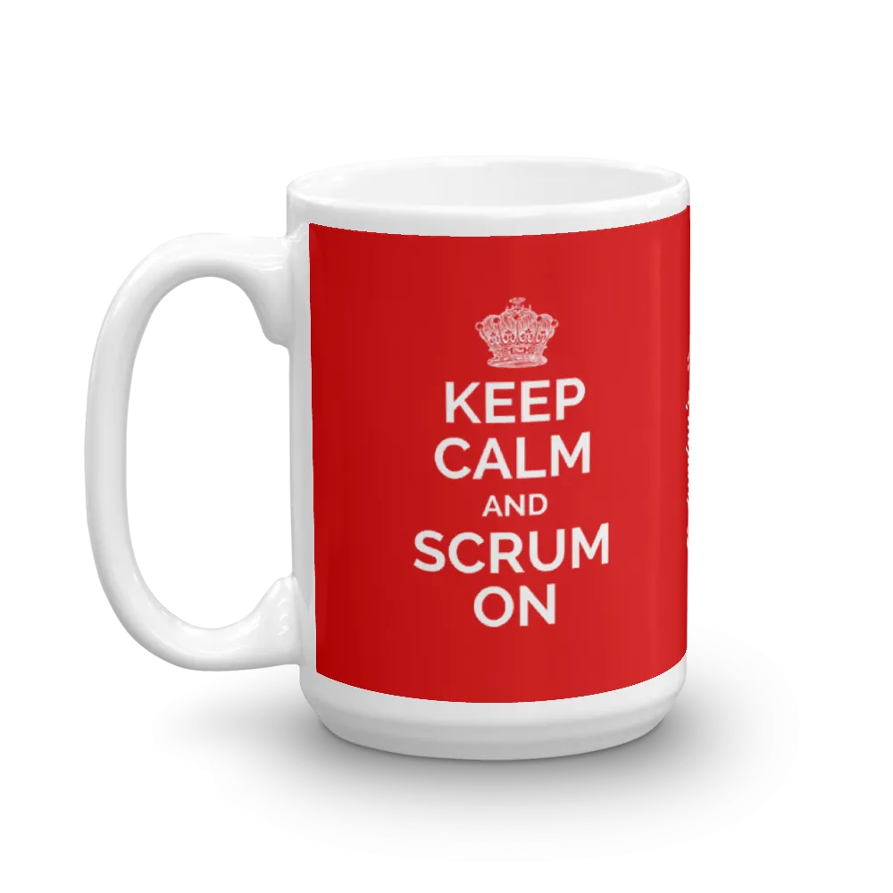 Keep Calm and Scrum On Mug