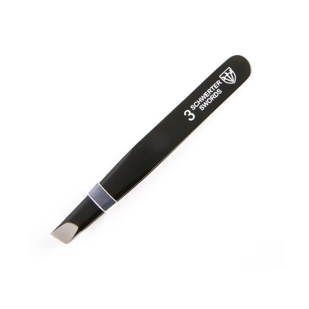 Kellermann 3 Swords Tweezers INOX Steel Black 2.75 Inch FU 3429