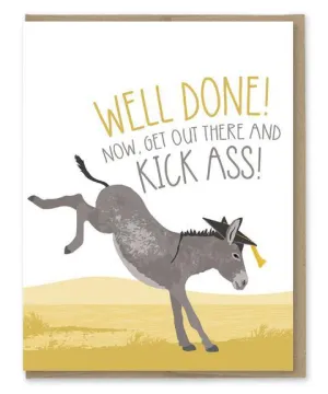 Kick Ass Graduation Card