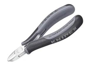 KNIPEX Esd Electronics Diagonal Cutters  - Round Head Small Bevel 115Mm
