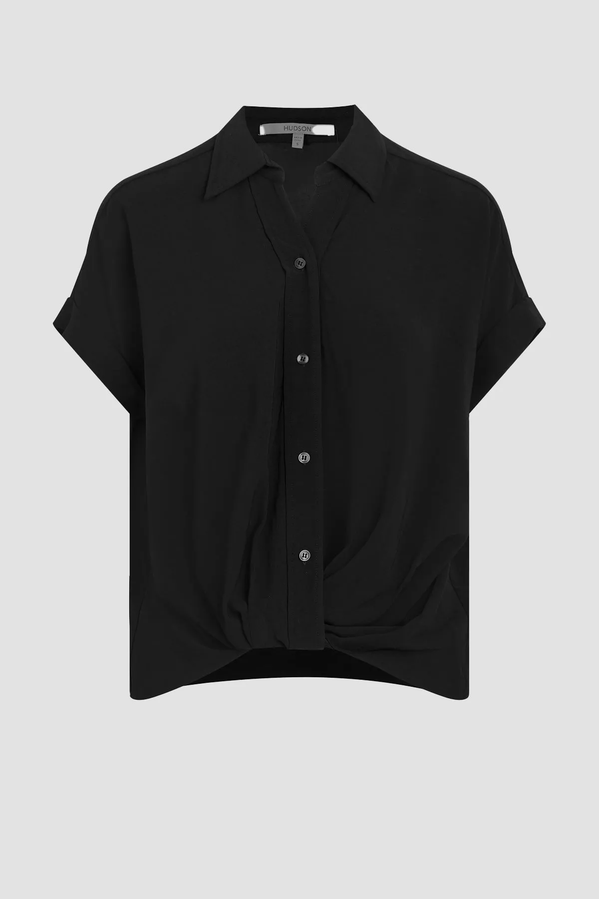 Knotted Button Down Shirt