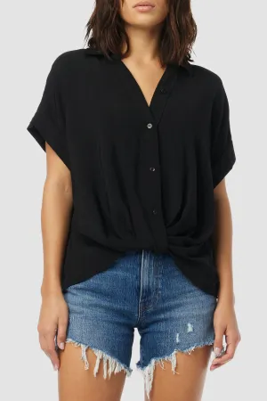 Knotted Button Down Shirt