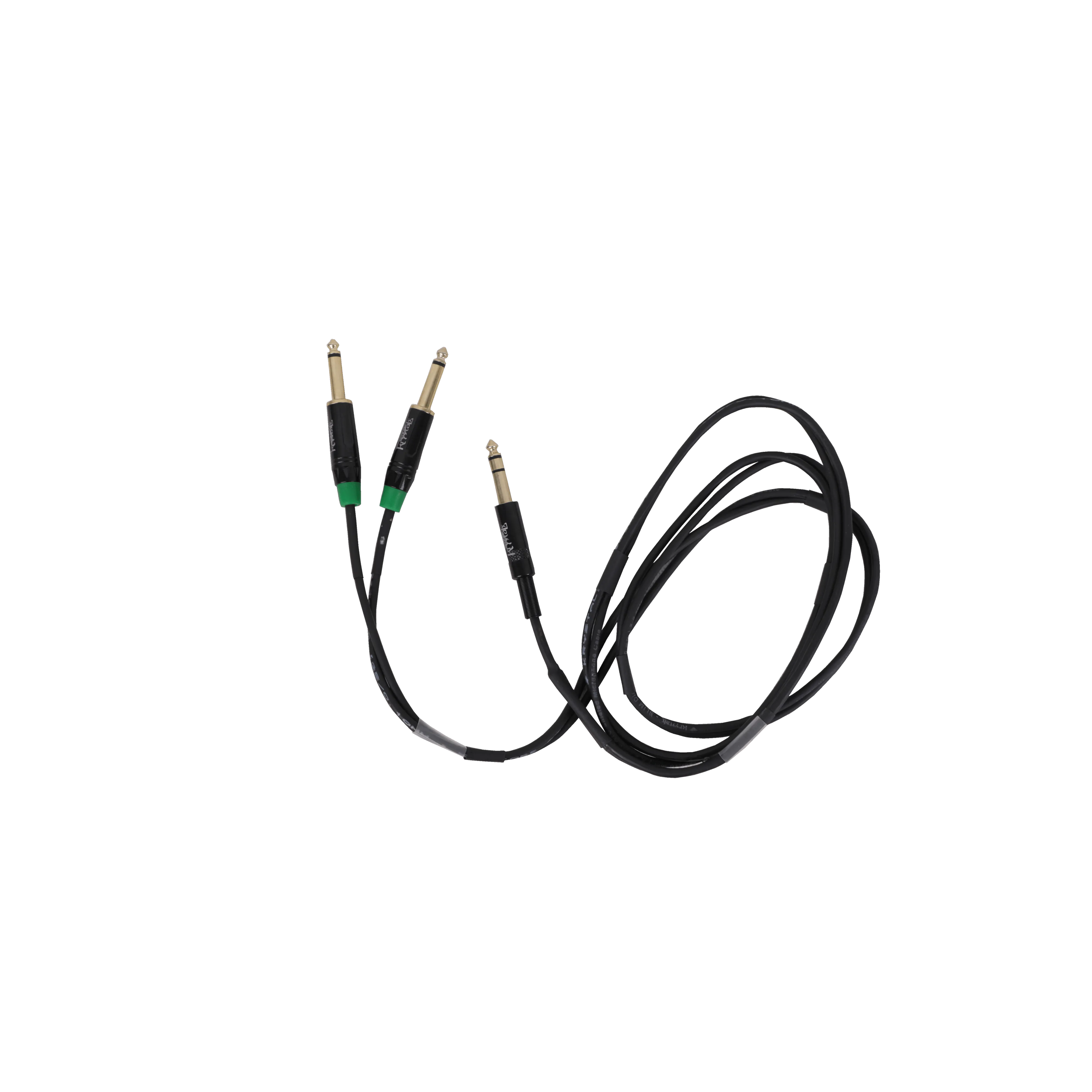 Krystals YK2MJ1SJ01SLM 2 Mono Jack to 1 Stereo Jack, 1.5 Meters