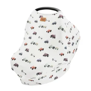 Kyte Baby Printed Car Seat Cover in Tractor