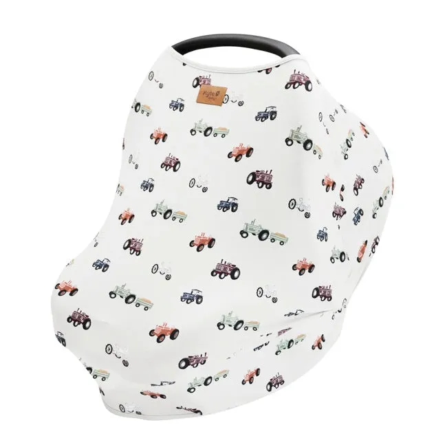 Kyte Baby Printed Car Seat Cover in Tractor