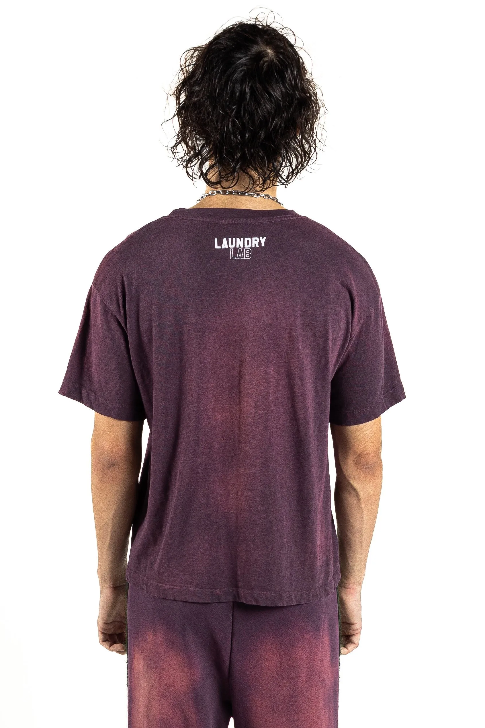 Laundry Lab T-shirt 2 - Black Plum
