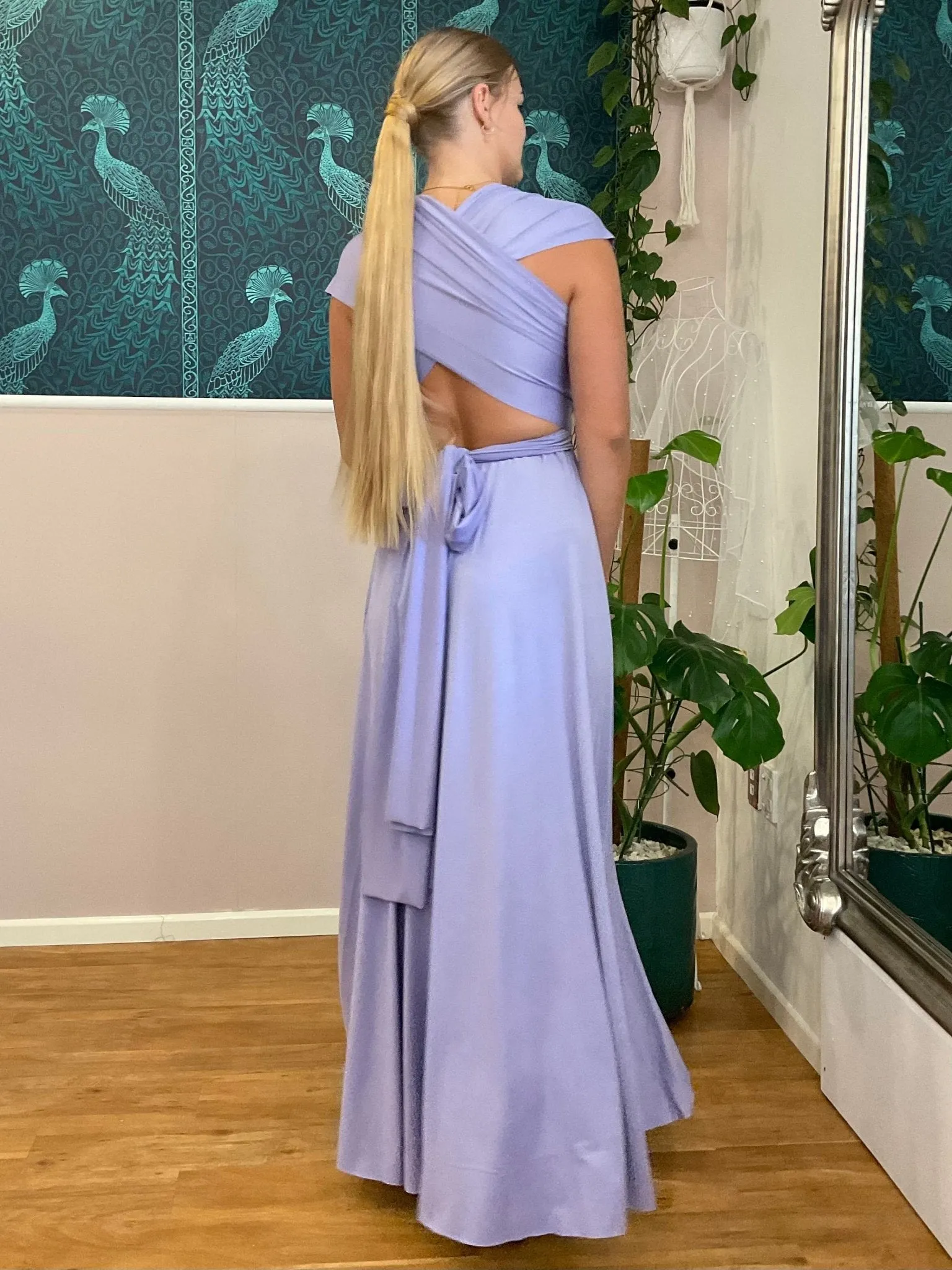 Lavender convertible Infinity bridesmaid dress Express NZ wide