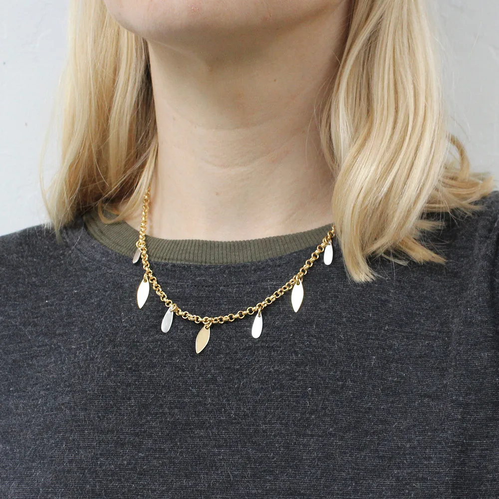 Leaf Charm Necklace