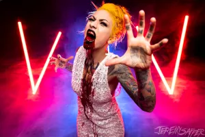 Lena Scissorhands - Run - signed limited edition 8x12 metallic print