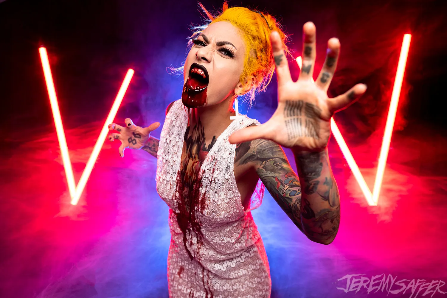 Lena Scissorhands - Run - signed limited edition 8x12 metallic print