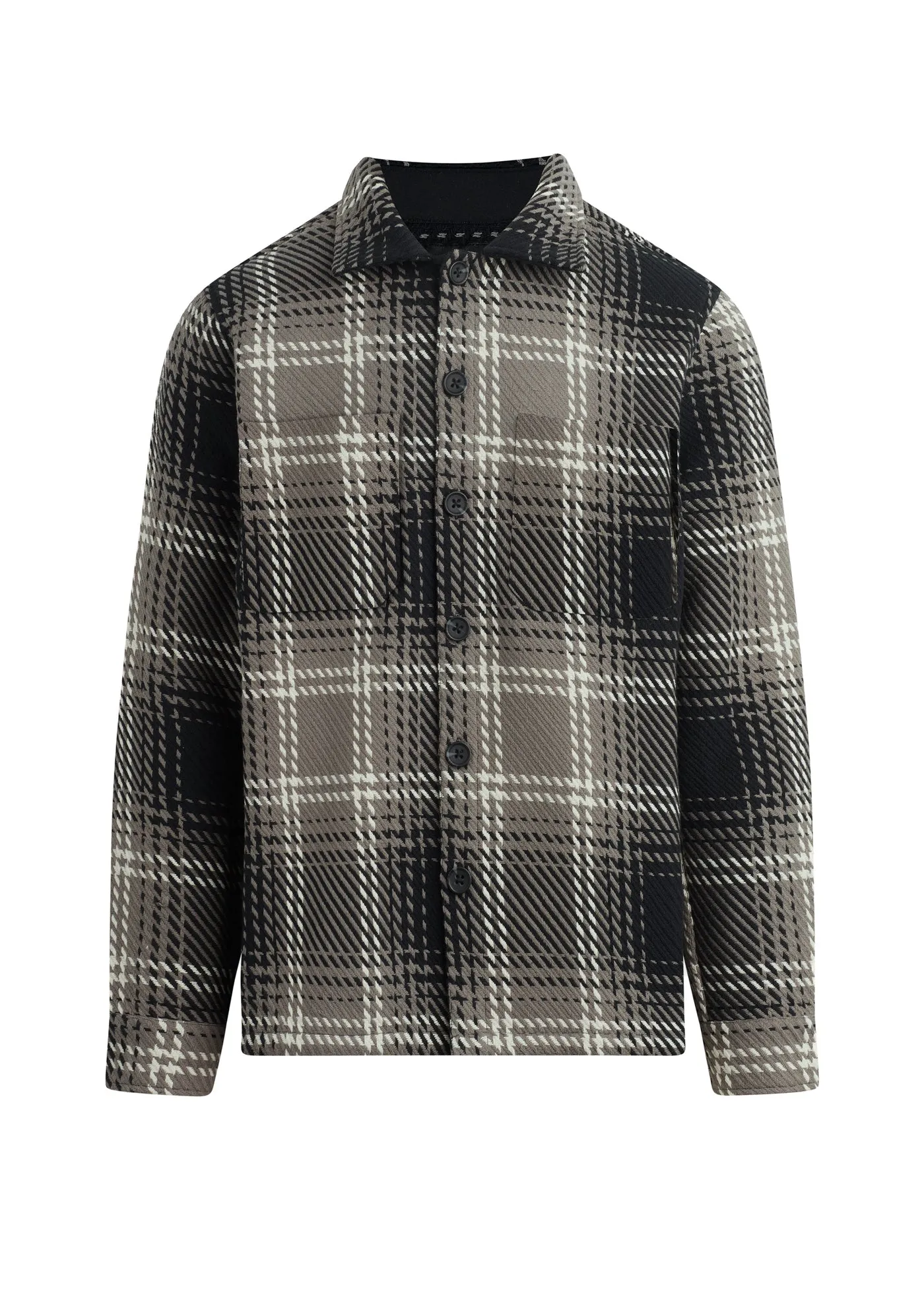 LEON PLAID OVERSHIRT