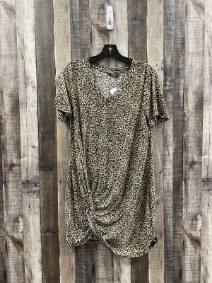 Leopard Print Dress Casual Short Shein, Size Xl
