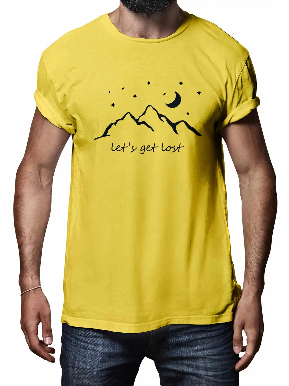 Let's Get Lost | Printed  T shirt