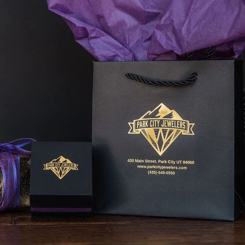 Lightning Strike Simple Diamond Pendant