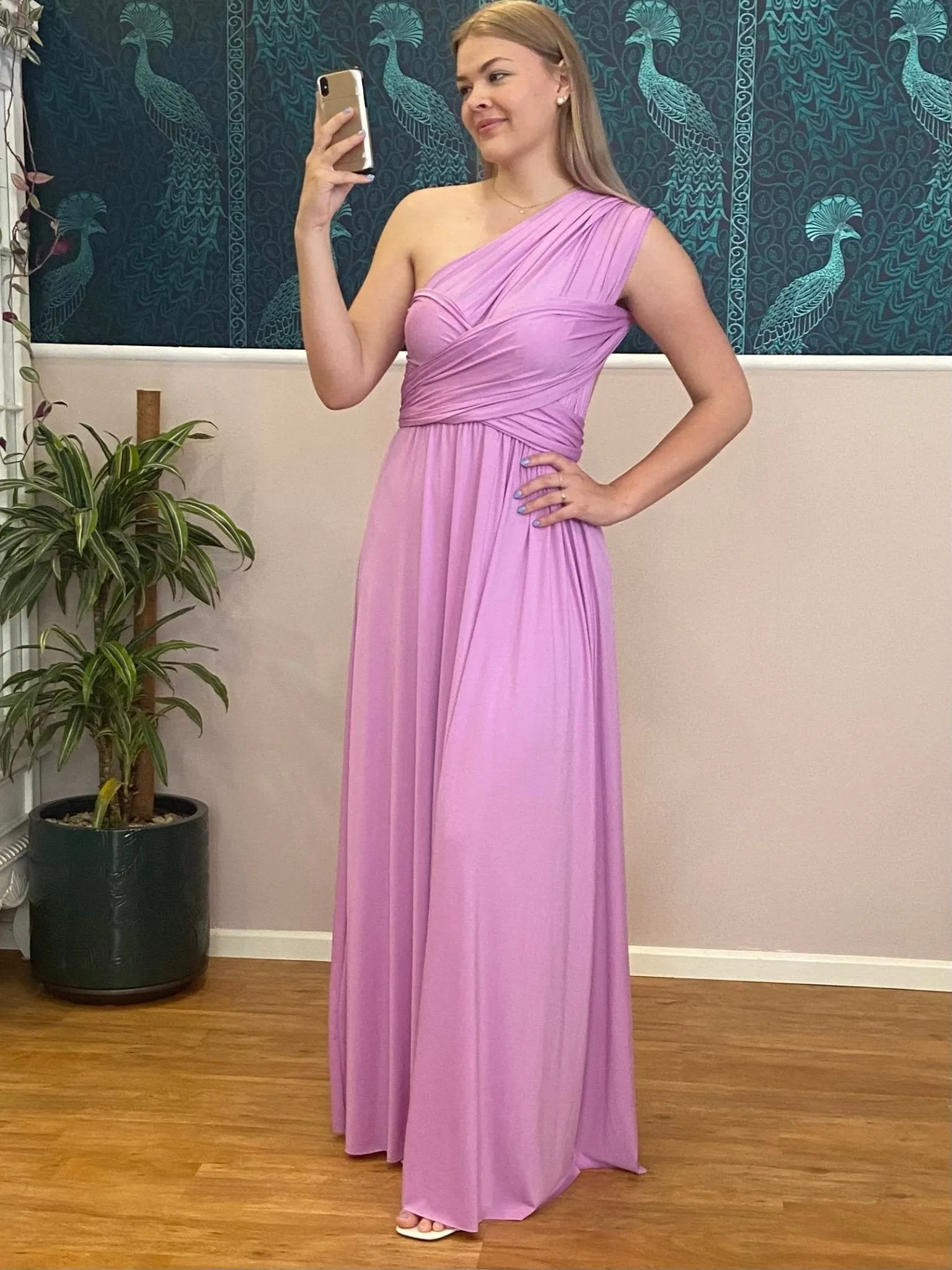 Lilac Rose convertible Infinity bridesmaid dress Express NZ wide