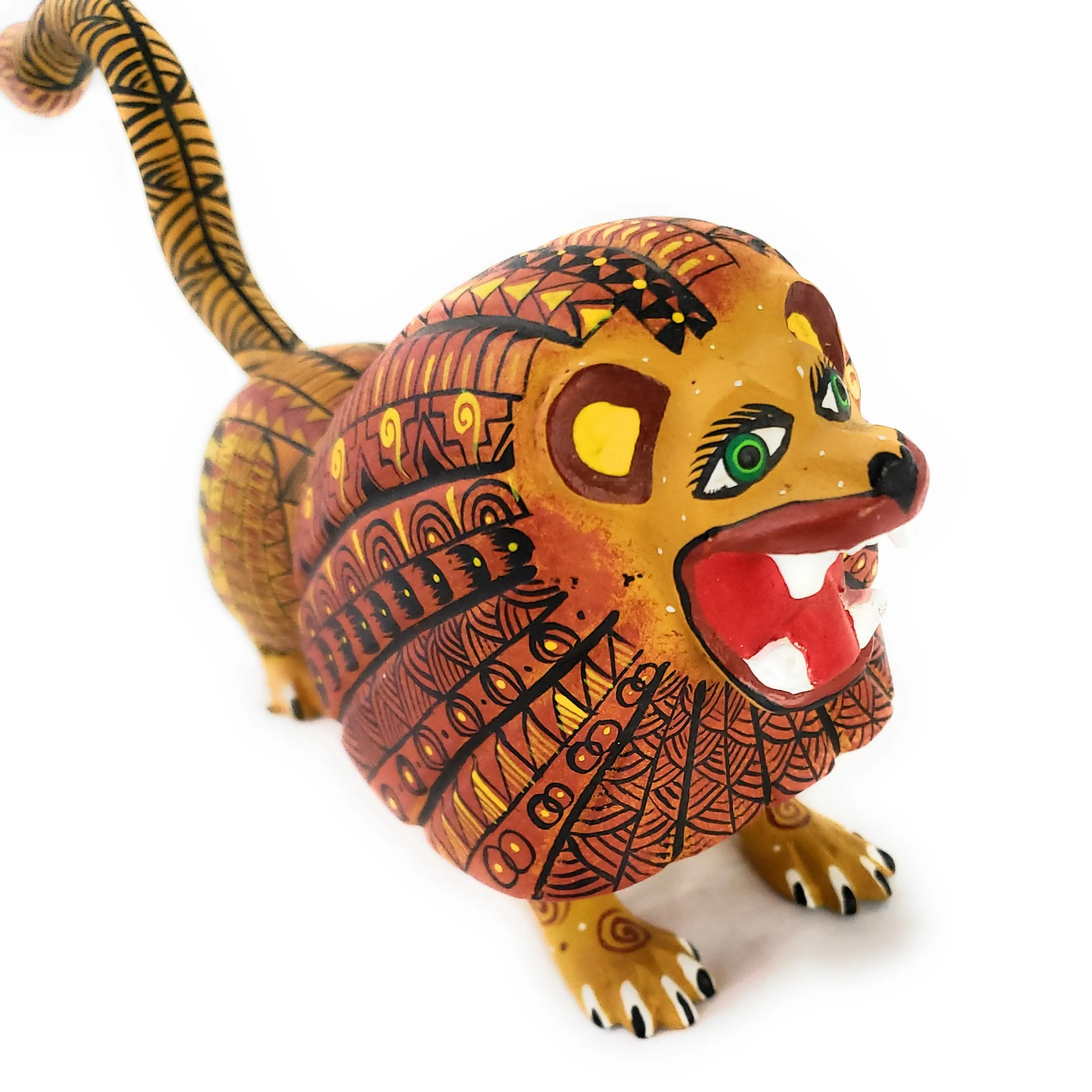 Lion Alebrije Wood Carving Folk Art Oaxaca Mexico