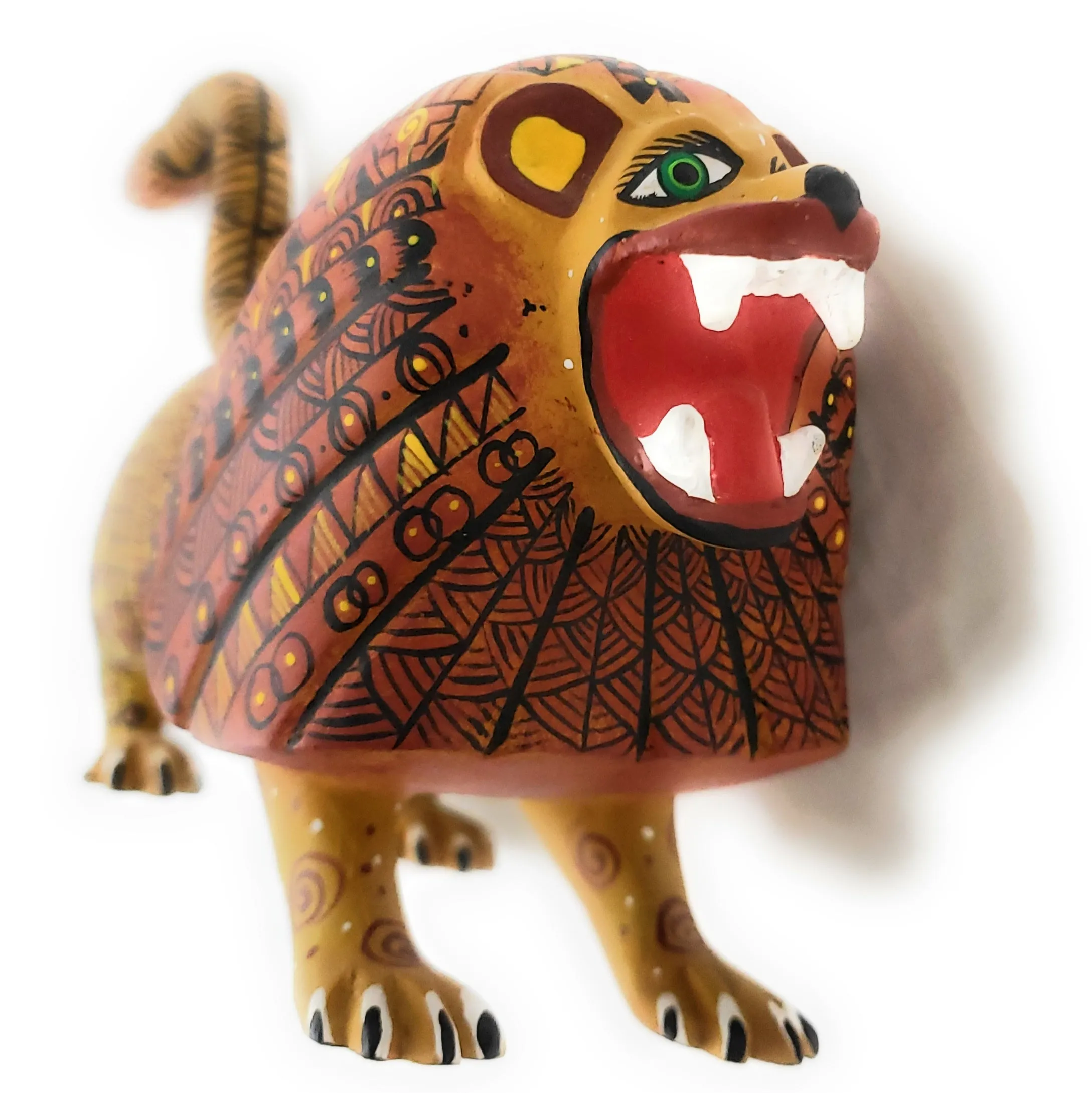 Lion Alebrije Wood Carving Folk Art Oaxaca Mexico