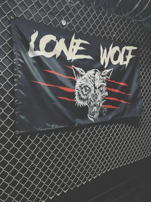 LONE WOLF FLAG