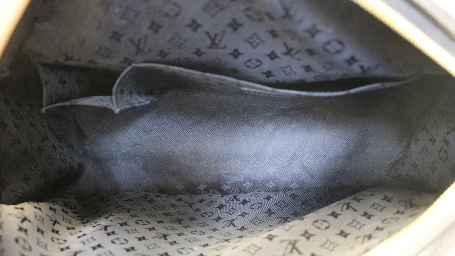 LOUIS VUITTON Grey Suede Havane Stamped Trunk GM Bag Limited